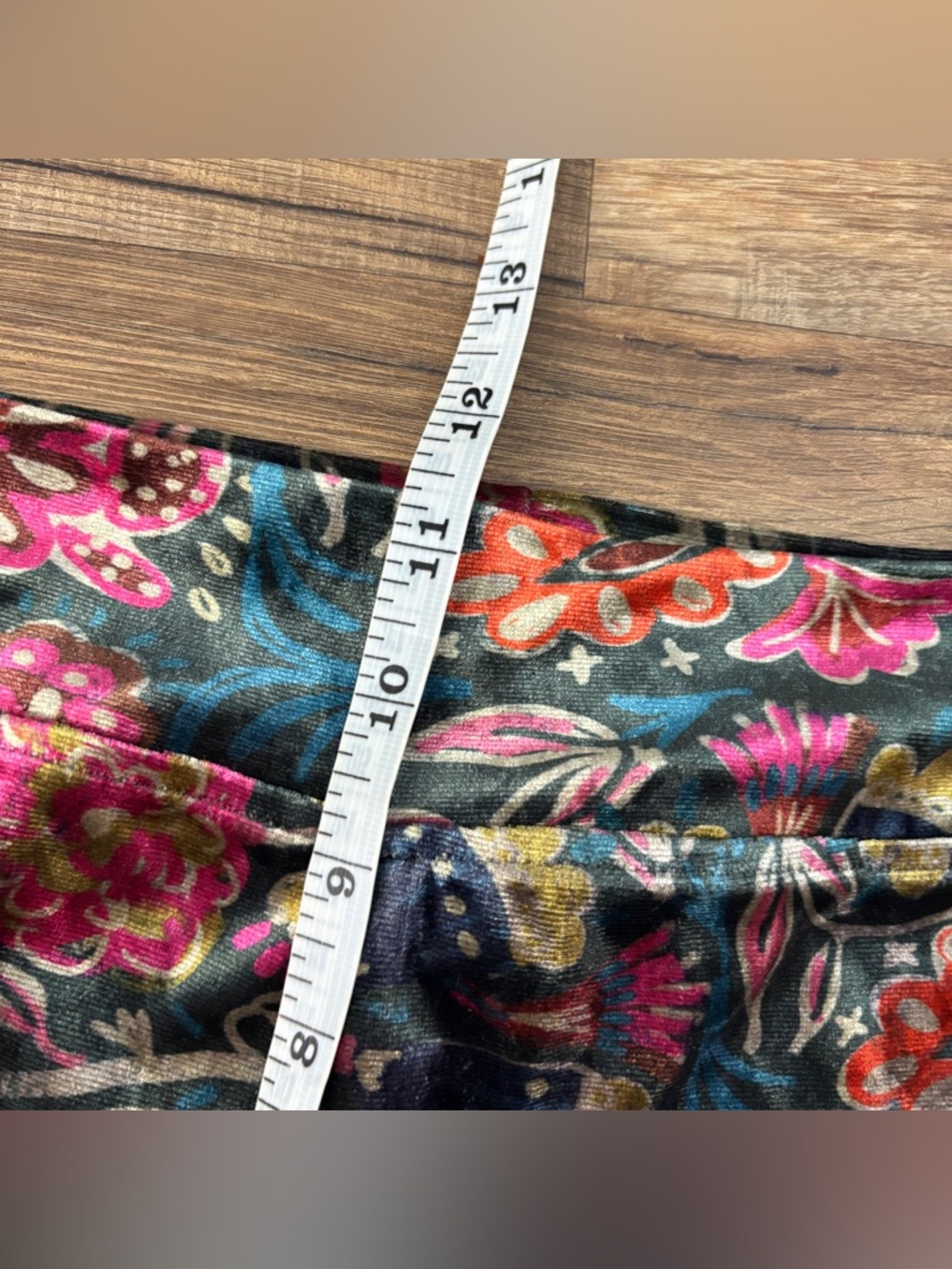 Natural Life Cali Floral Knit Flare Pants Festival Bohemian Boho NEW - Picture 7 of 8